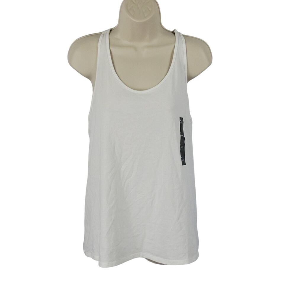 All in motion Skinny Racerback Tank Top, White, Size M, NWT #BundleAndSave